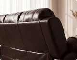 Veloura Brown Leather 3 Seater Sofa