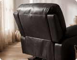 Milano Black Leather Electric Recliner Armchair