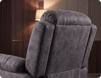 Bristol Grey Fabric Manual Recliner Armchair