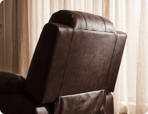 Veloura Brown Leather Armchair