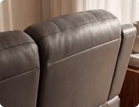 Martini Genuine Leather Grey Electric Power Recliner 2 Seater Sofa