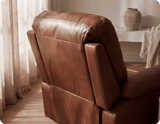 Milano Tan Power Recliner Armchair