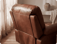 Milano Tan Power Recliner Armchair
