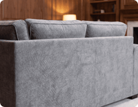 Orka Sofa Grey Fabric Right Hand Corner Sofa - RHC