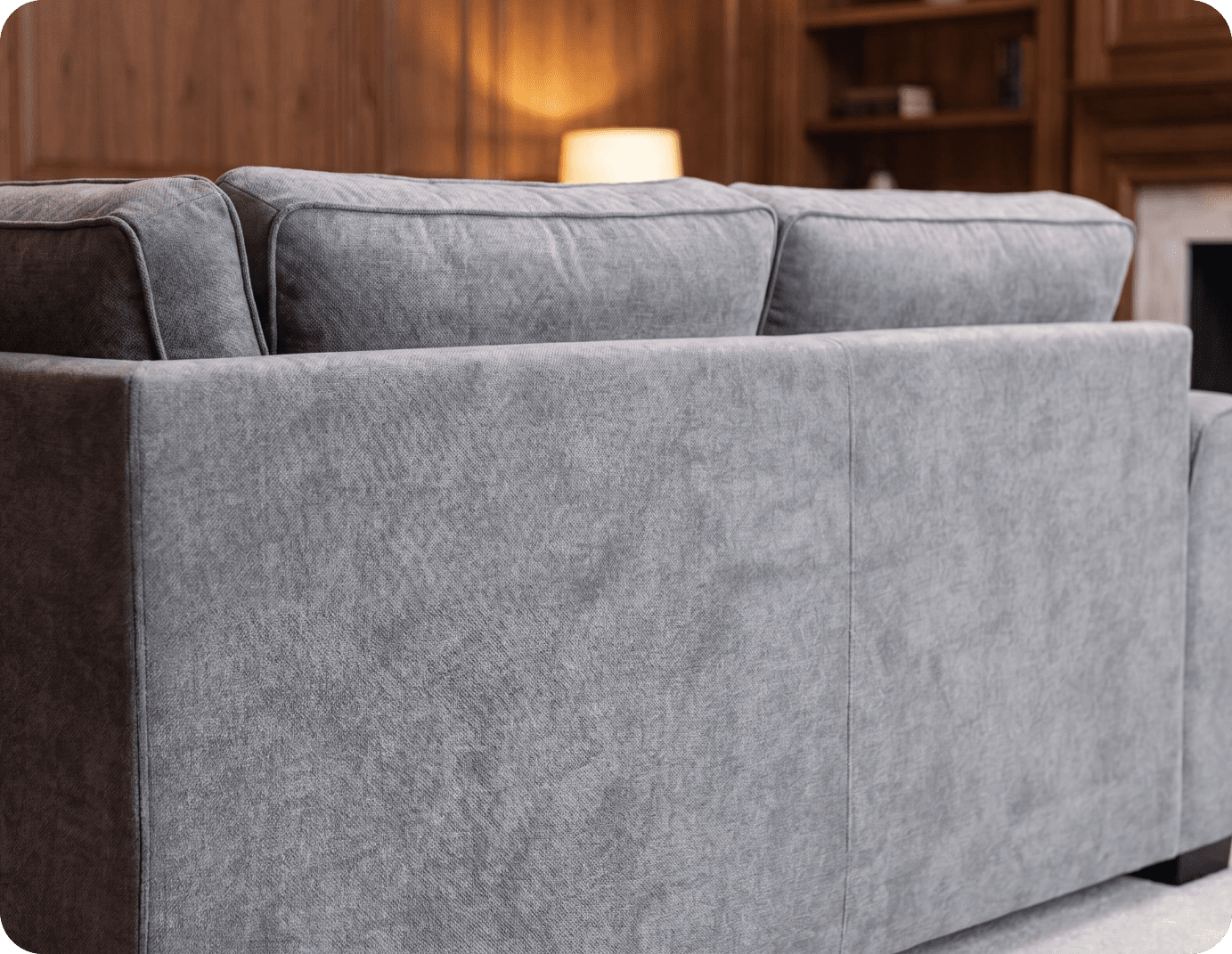 Orka Sofa Grey Fabric Right Hand Corner Sofa - RHC