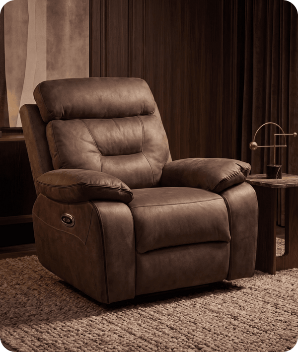Nova Brown Leather Armchair