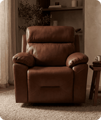 Milano Tan Power Recliner Armchair
