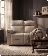 Milano Genuine Leather Light Grey Electric Power Recliner 2 Seater Sofa