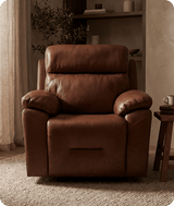Milano Tan Power Recliner Armchair