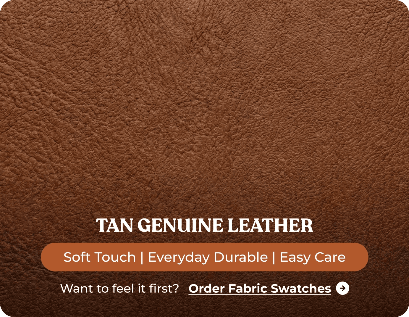 Leo Genuine Leather Tan Electric Power Recliner 2 Seater