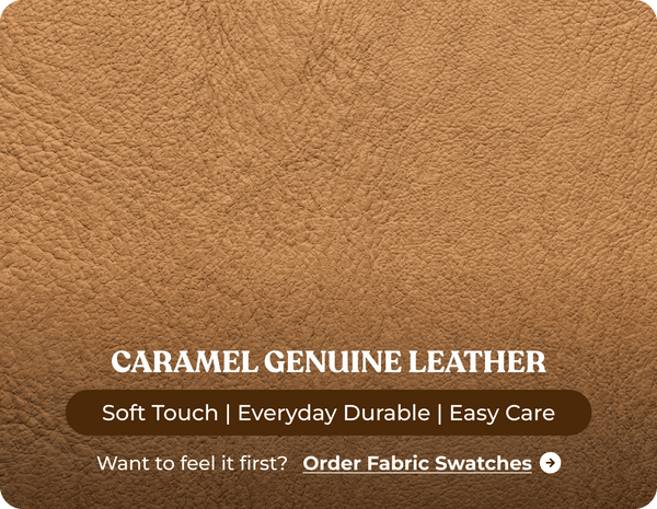 Martini Genuine Leather Caramel Electric Power Recliner Armchair