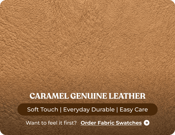 Martini Genuine Leather Caramel Electric Power Recliner 3 Seater