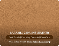 Martini Genuine Leather Caramel Electric Power Recliner 2 Seater Sofa