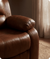 Veloura Tan Leather Armchair
