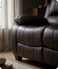 Veloura Brown Leather 2 Seater Sofa