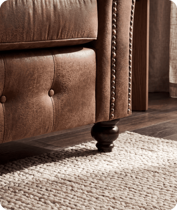 Savile Tan Suede Armchair