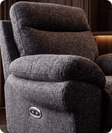 Lunaro Grey Fabric Electric Recliner Armchair