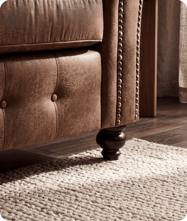 Savile Tan Suede Armchair
