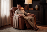 Milano Tan Power Recliner Armchair