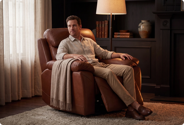 Milano Tan Power Recliner Armchair