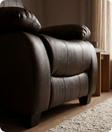 Veloura Brown Leather Armchair