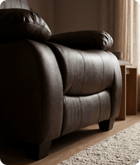 Veloura Brown Leather Armchair