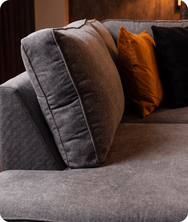 Orka Sofa Grey Fabric Right Hand Corner Sofa - RHC