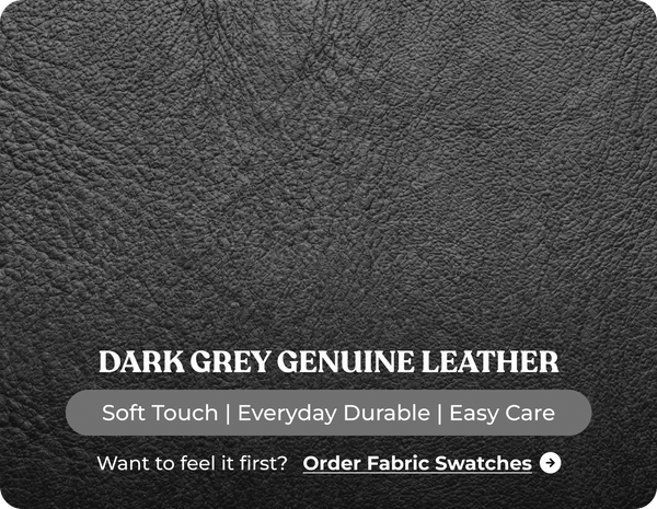 Milano Grey Leather Power Recliner Armchair