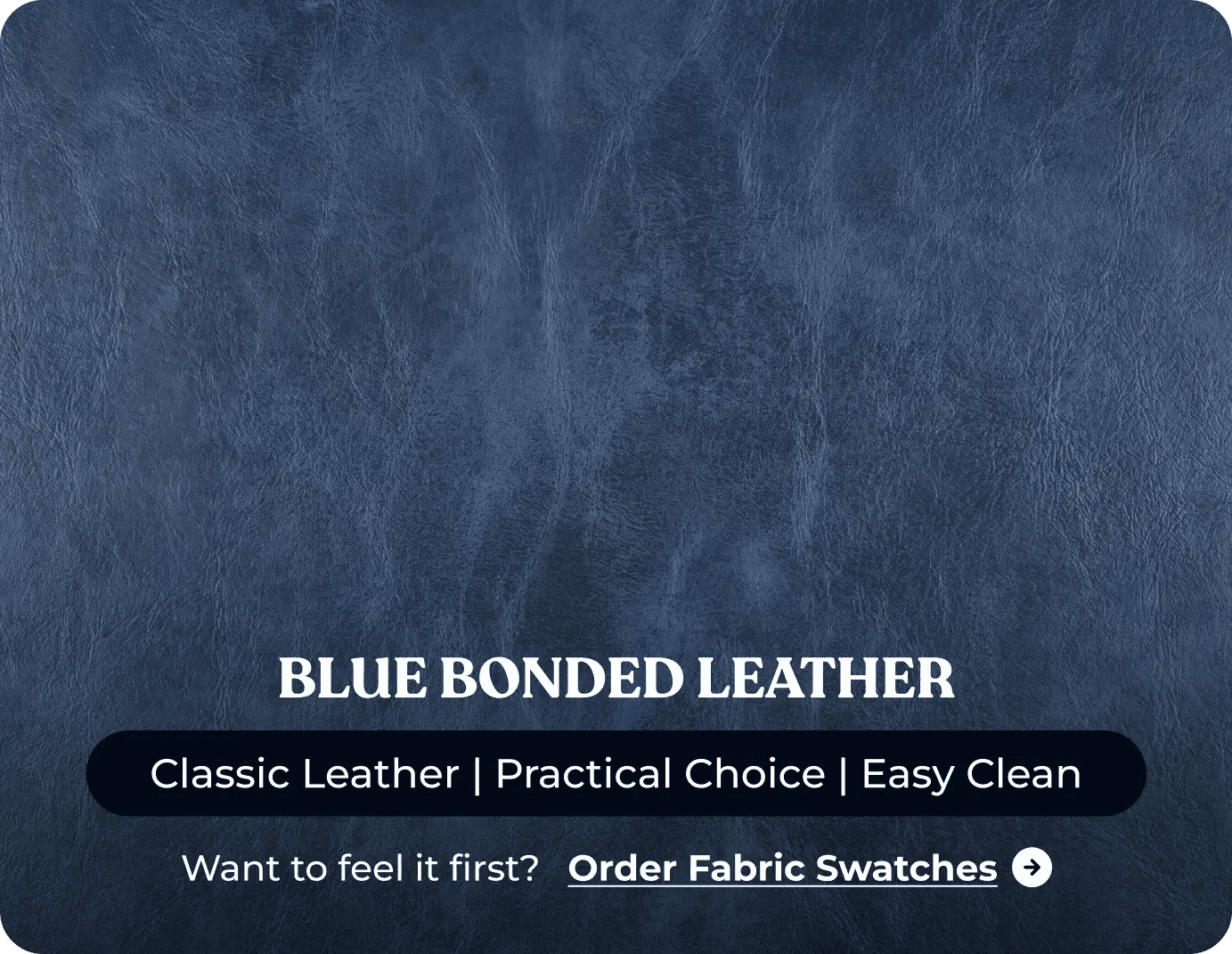 Chesterfield Blue Leather Antique Armchair