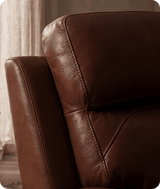 Milano Genuine Leather Tan Electric Power Recliner 2 Seater