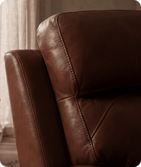Milano Genuine Leather Tan Electric Power Recliner 2 Seater
