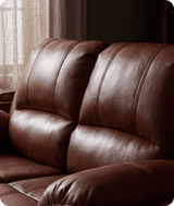 Veloura Tan Leather 2 Seater Sofa