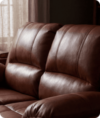 Veloura Tan Leather 2 Seater Sofa