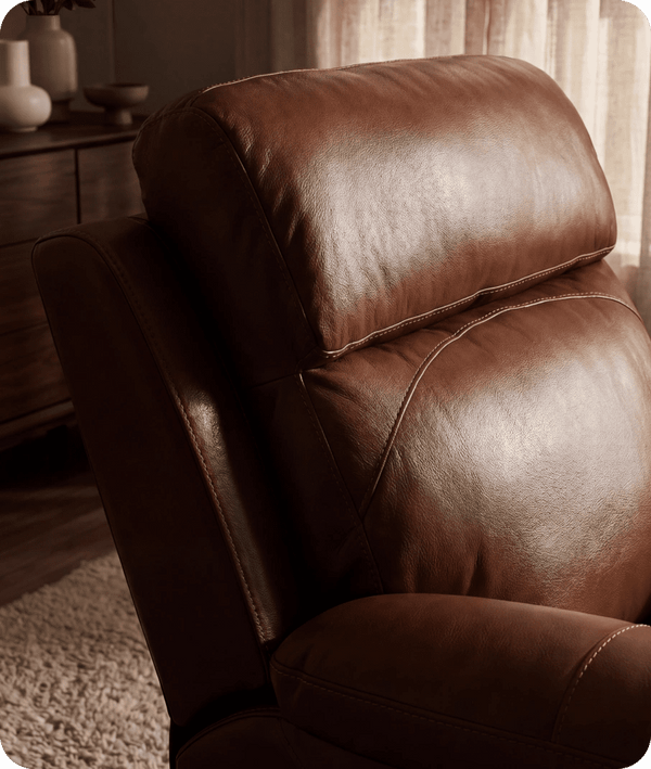 Milano Tan Power Recliner Armchair