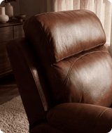 Milano Tan Power Recliner Armchair