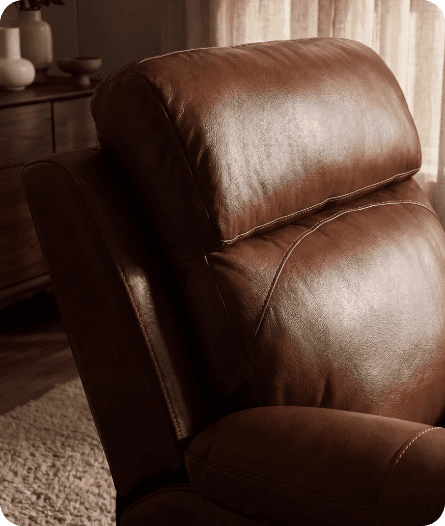 Milano Tan Power Recliner Armchair
