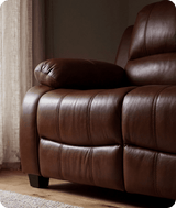 Veloura Tan Leather 3 Seater Sofa