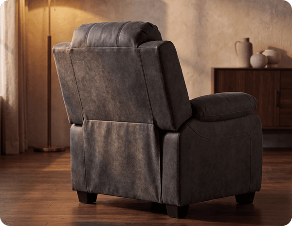 Veloura Charcoal Fabric Armchair