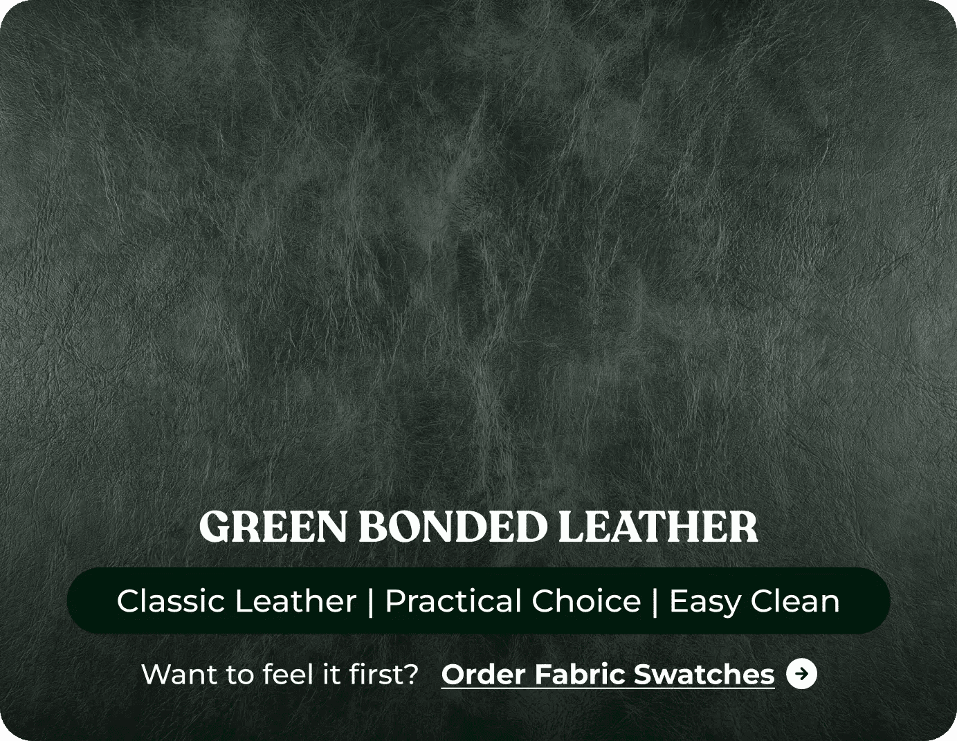 Chesterfield Green Leather Antique 3 Seater Sofa