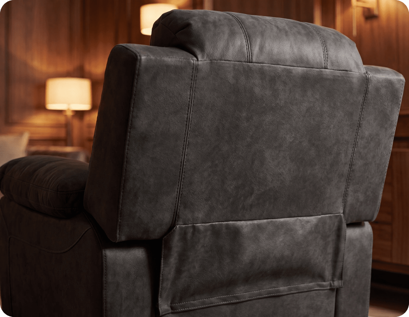 Veloura Charcoal Fabric Armchair