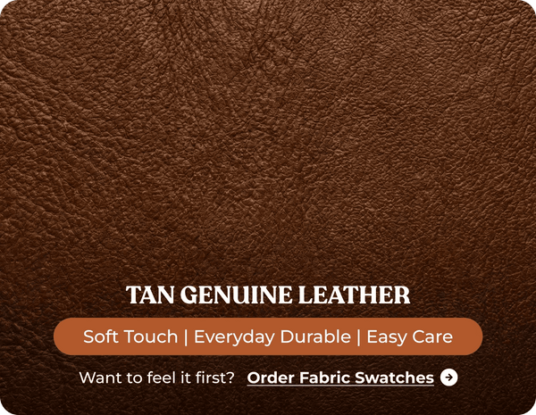 Dalmore Genuine Leather Tan Armchair