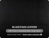 Nova Black  Leather Armchair
