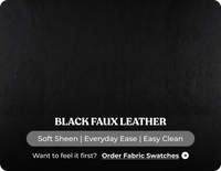 Nova Black  Leather Armchair