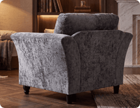 Cotswold Grey Fabric Armchair