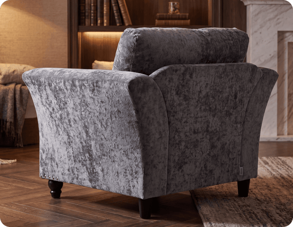 Cotswold Grey Fabric Armchair