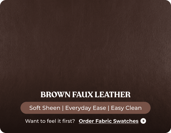 Nova Brown Leather 2 Seater Sofa