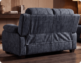 Veloura Roxy Grey Fabric 2 Seater Sofa