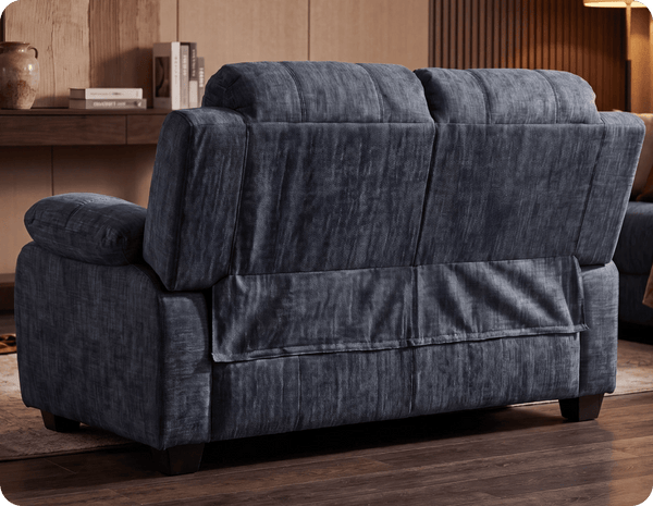 Veloura Roxy Grey Fabric 2 Seater Sofa