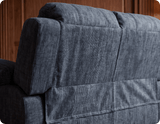 Veloura Roxy Grey Fabric 2 Seater Sofa