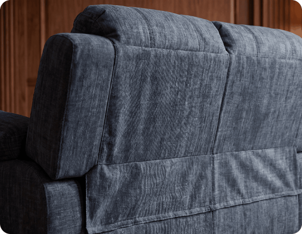 Veloura Roxy Grey Fabric 2 Seater Sofa